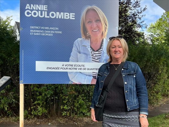 Annie Coulombe souhaite accorder tout son temps à la qualité de vie de ses concitoyens
