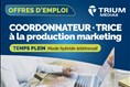 Trium Médias recrute - coordonnateur-trice à la production marketing
