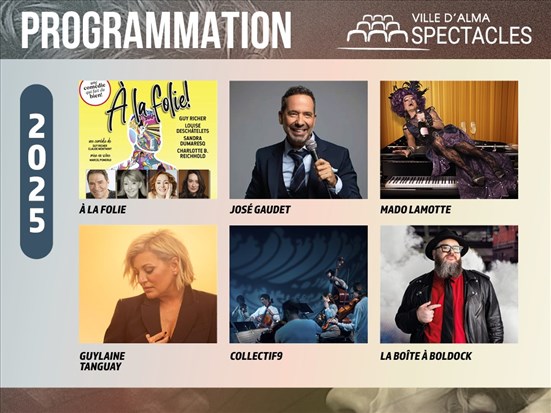 Spectacles en avril 2025