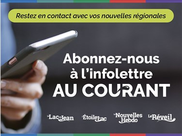 Abonnez-vous à nos infolettres ! 