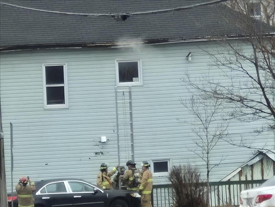 Intervention des pompiers au 