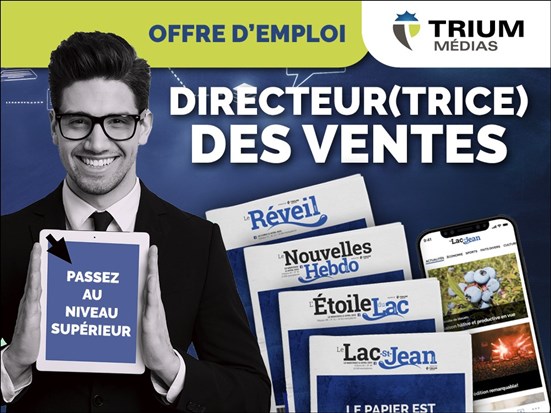 Trium Médias est à la recherche d’un(e) directeur(trice) des ventes 