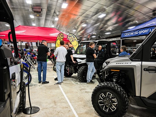 Le Salon de la moto et du VTT bat son plein cette fin de semaine à Métabetchouan
