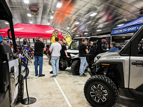 Le Salon de la moto et du VTT bat son plein cette fin de semaine à Métabetchouan