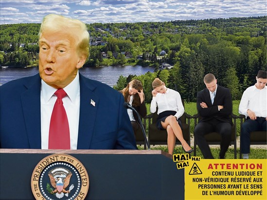Donald Trump revendique la Pointe des Américains à Alma