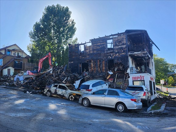 Un deuxième décès confirmé dans l'incendie de l'immeuble de six logements à Alma