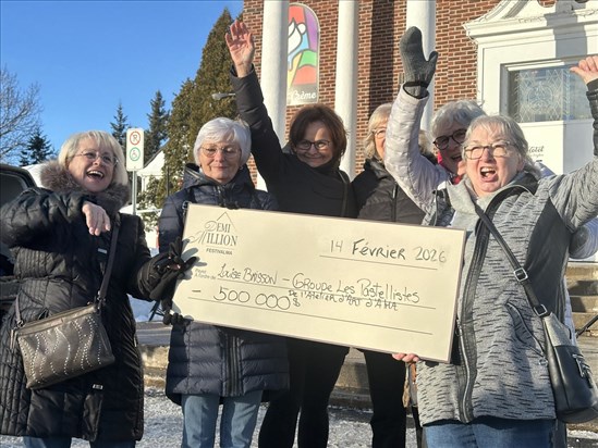 Les Pastellistes remportent 500 000 $