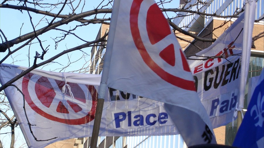 Le Collectif Échec à la Guerre dénonce la position du Canada 
