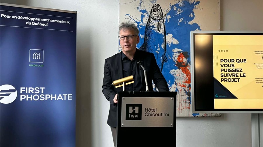 First Phosphate entame les procédures pour son projet minier Bégin–Lamarche