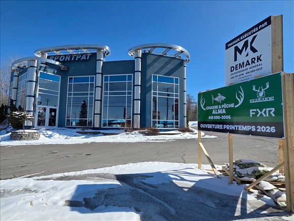 Ouverture imminente de Chasse et Pêche Alma dans les anciens locaux de Sportpat