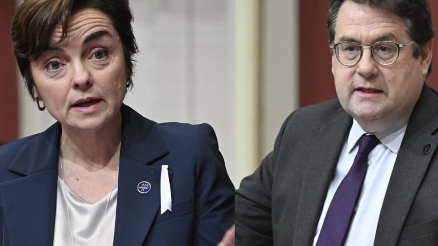 Bernard Drainville salue la victoire de Christine Fréchette