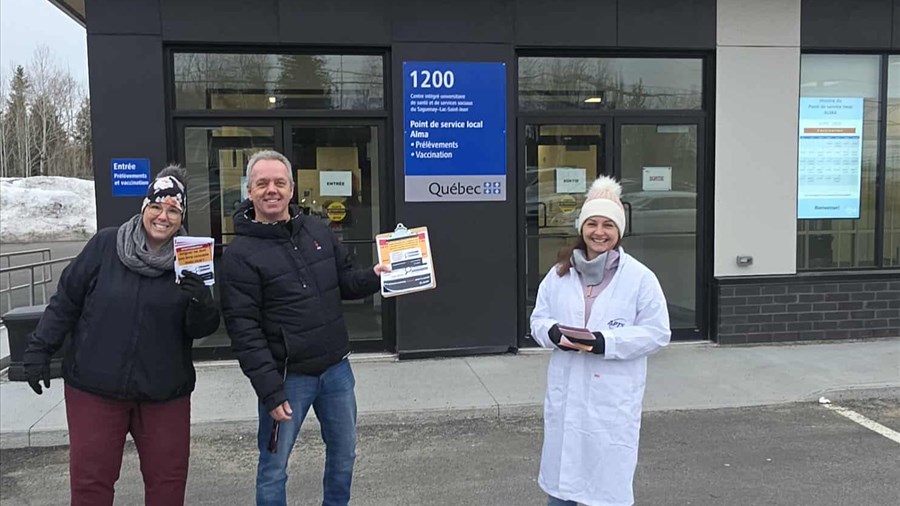 La Coalition solidarité santé se mobilise pour sensibiliser la région