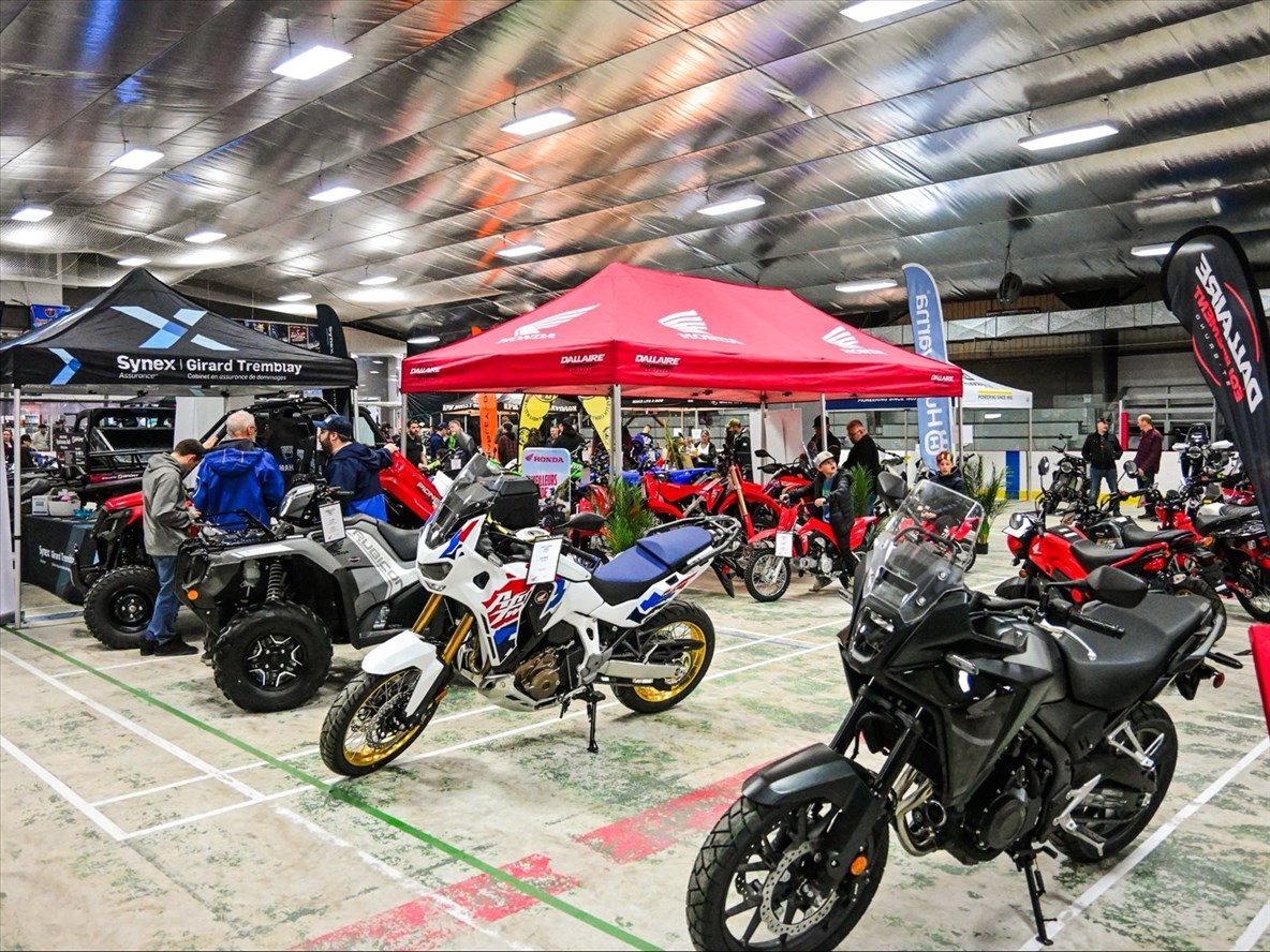 Le Salon moto et VTT de Métabetchouan attire les foules cette fin de semaine