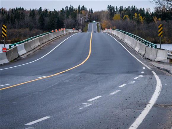 Circulation en alternance sur le pont Saint-Georges à Alma