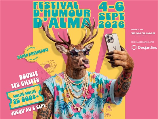 Le Festival d’humour d’Alma dévoile sa programmation 