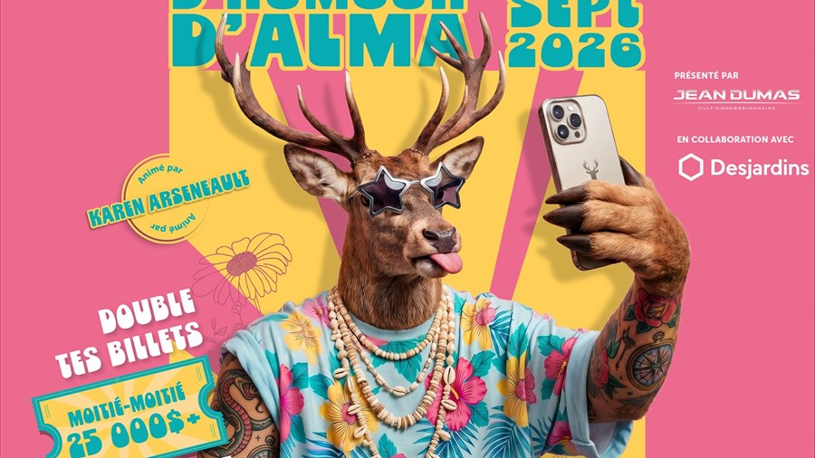Le Festival d’humour d’Alma dévoile sa programmation 