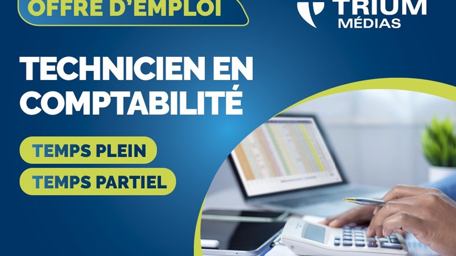 Trium Médias recherche une personne en comptabilité